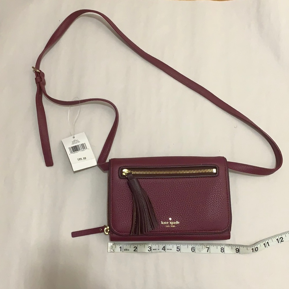 Burgundy Kate Spade Crossbody
